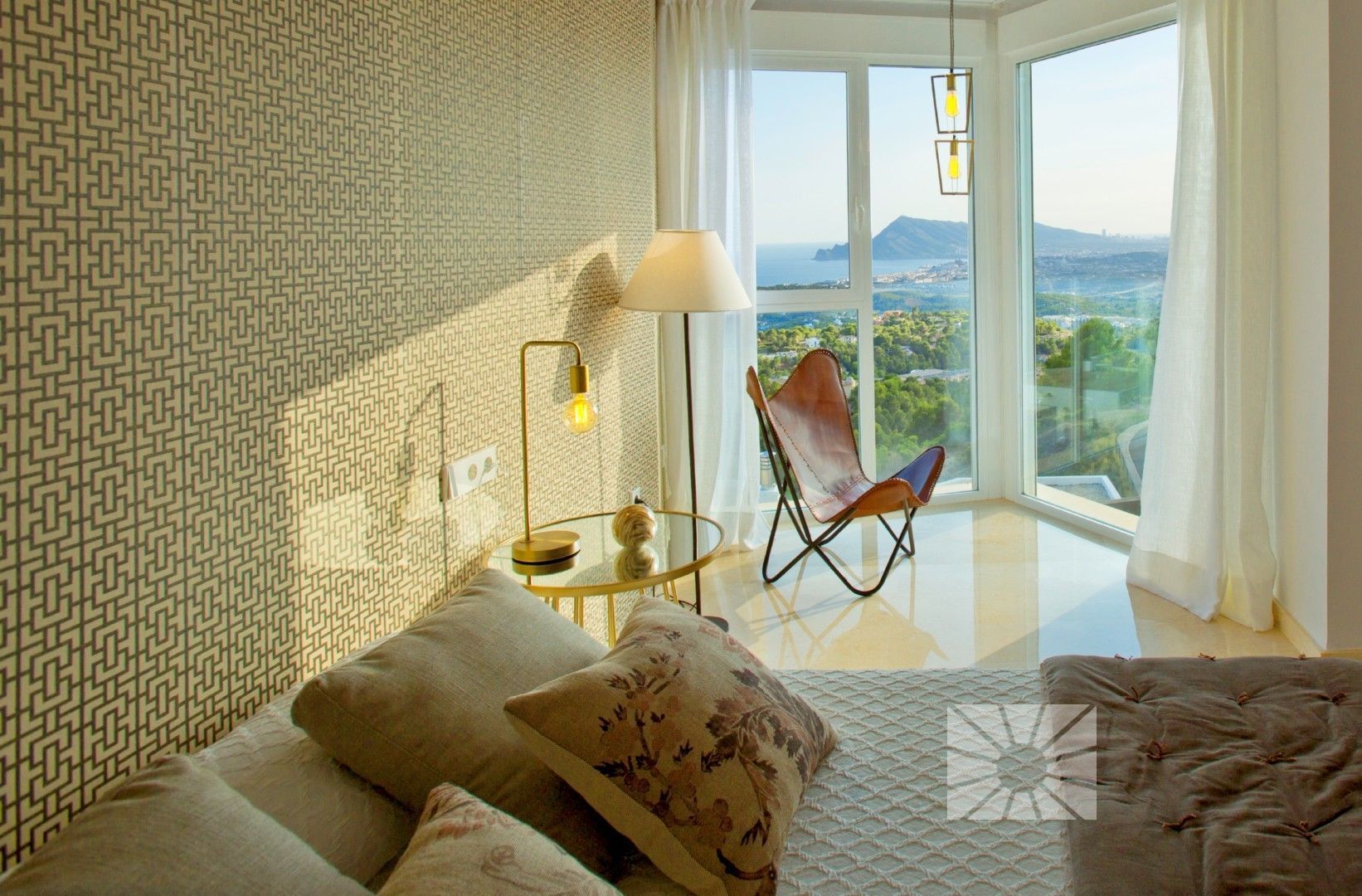 Villa Blanc with large interior spaces, and panoramic views of the Mediterranean sea, Altea foto-5
