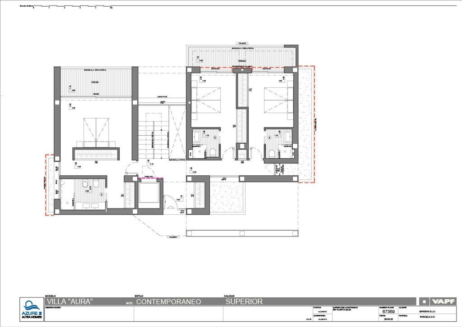 Exclusive luxurious villa Aura in Altea, Altea plattegrond-2