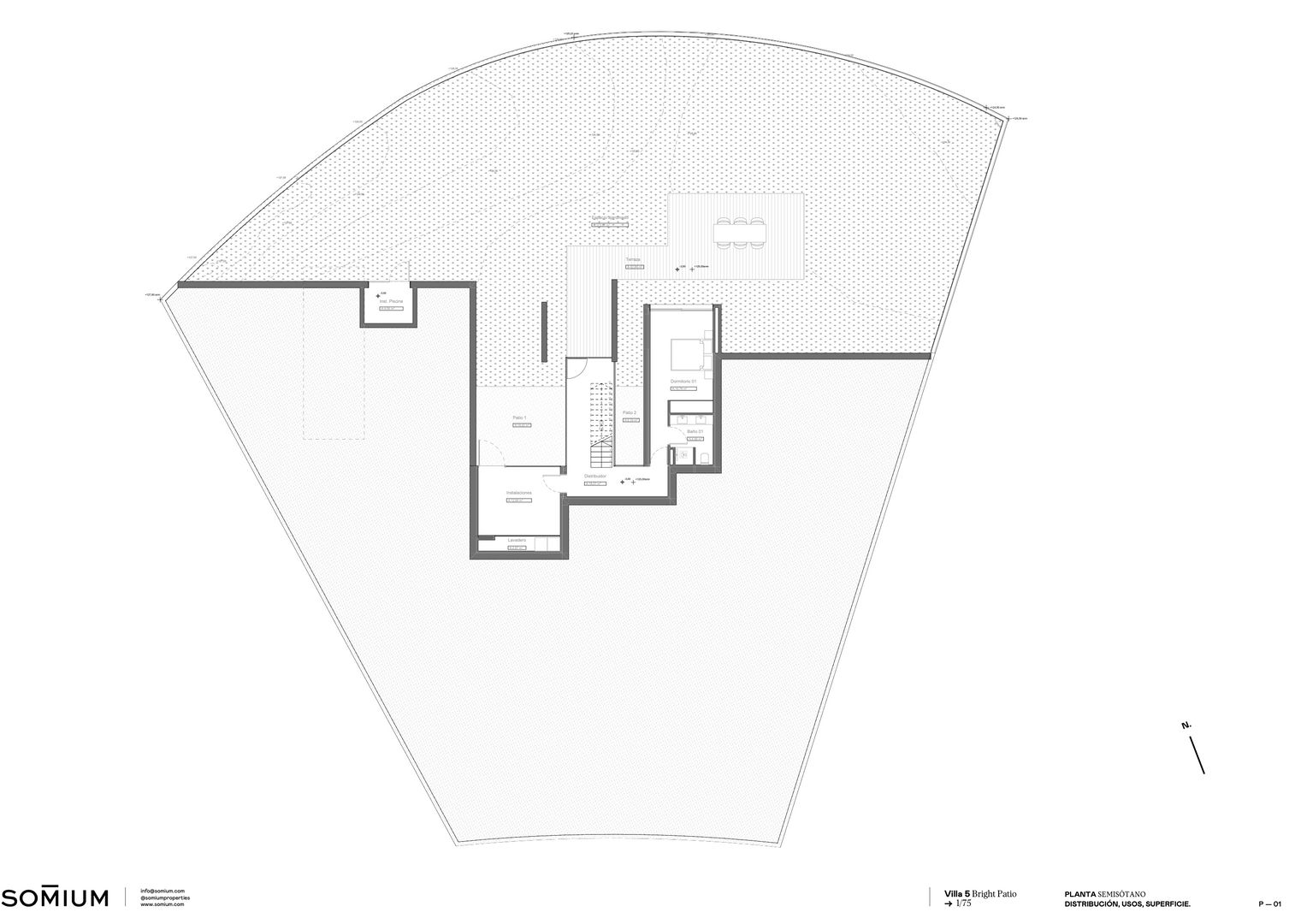 Impressive Villa Bright Patio for sale in Las Colinas Golf Resort, Orihuela plattegrond-0
