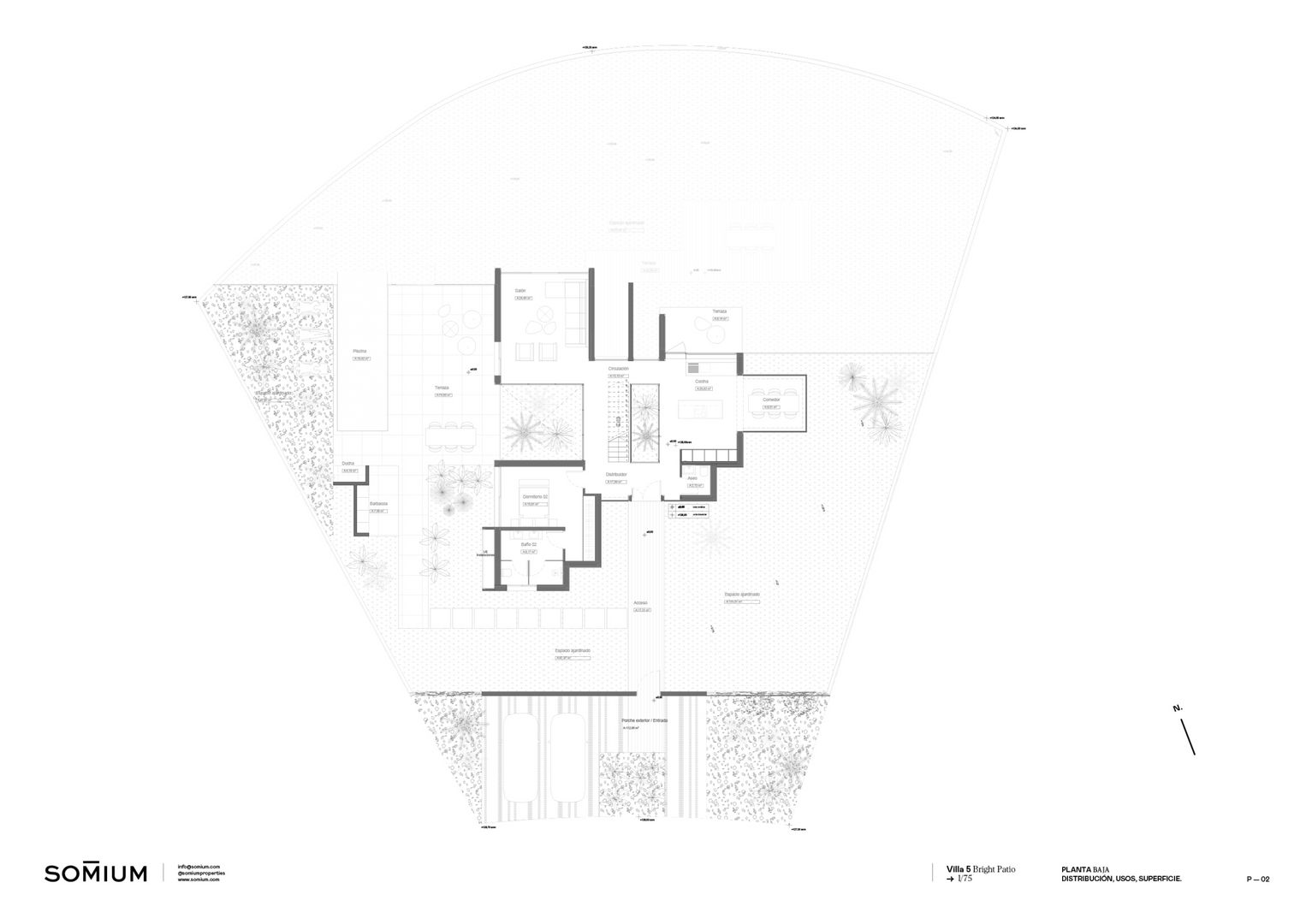 Impressive Villa Bright Patio for sale in Las Colinas Golf Resort, Orihuela plattegrond-5