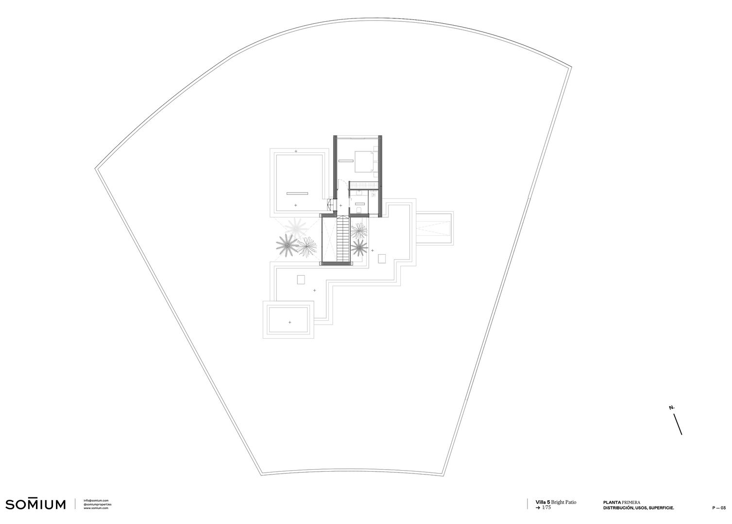 Impressive Villa Bright Patio for sale in Las Colinas Golf Resort, Orihuela plattegrond-1