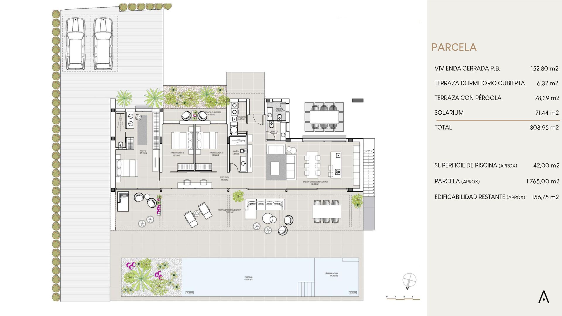 Exclusive single-family villa in Las Filipinas - Orihuela Costa, Orihuela plattegrond-2