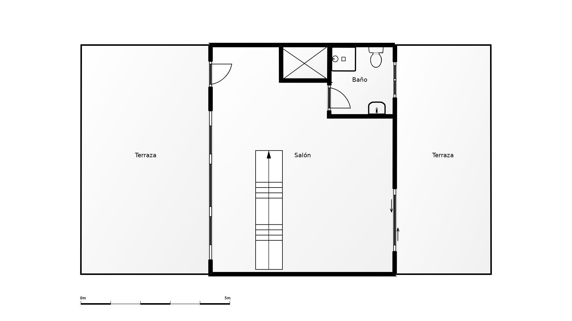 Exclusive and luxurious bungalow with elevator in El Faro 61, Alicante plattegrond-2