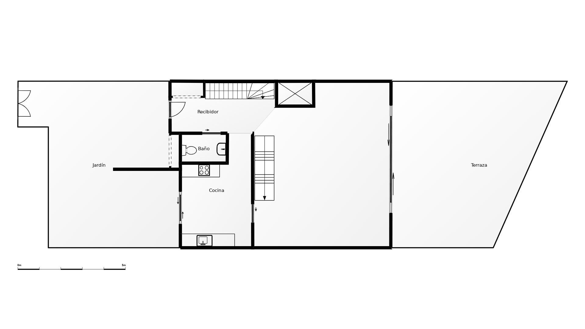 Exclusive and luxurious bungalow with elevator in El Faro 61, Alicante plattegrond-1