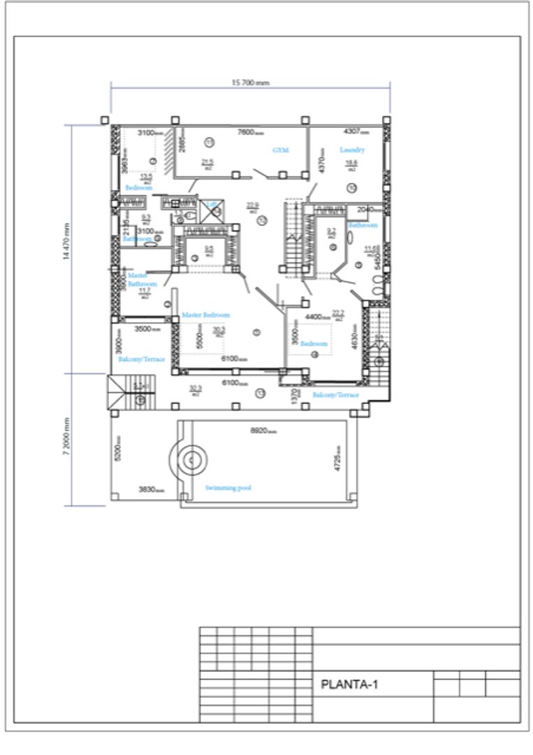Luxury Villa for sale in Altea Hills, Altea plattegrond-1