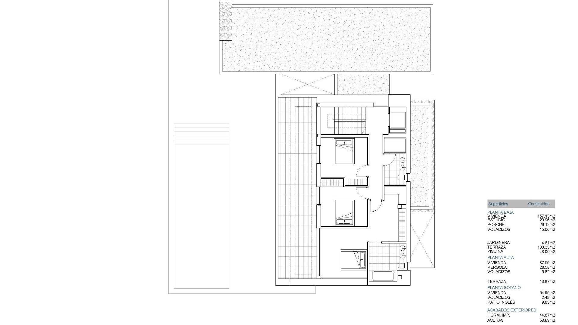 Alicante - Calle Mostoles, Moraira plattegrond-0