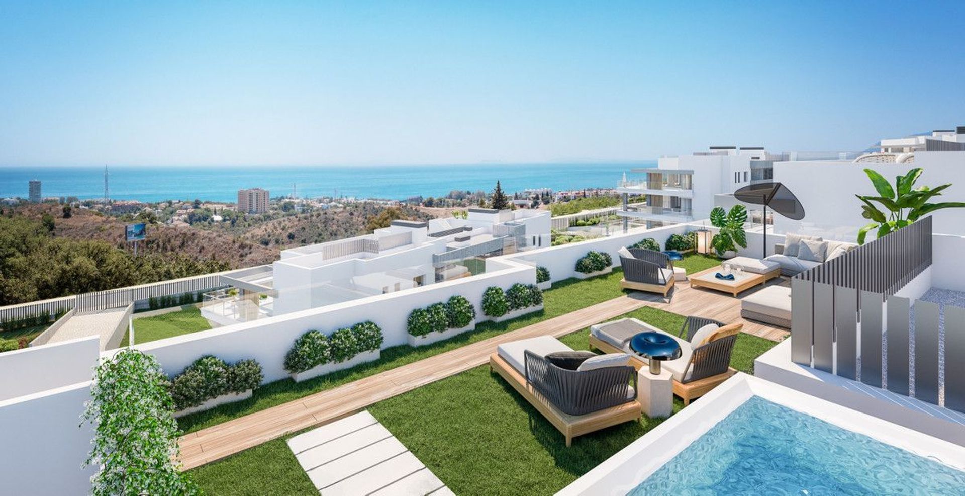 Modern apartments with sea views and top amenities, Altos de los Monteros, Málaga foto-3