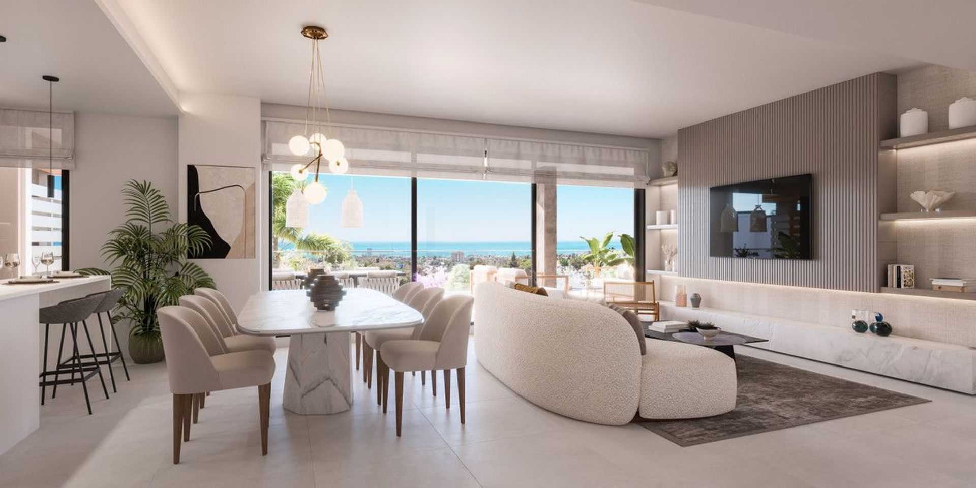 Modern apartments with sea views and top amenities, Altos de los Monteros, Málaga foto-11