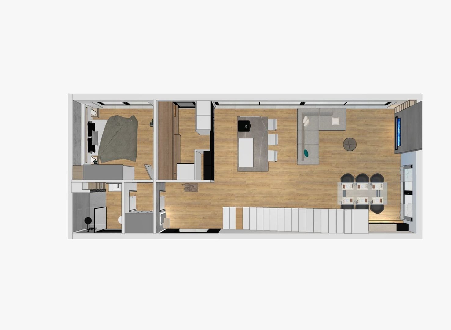 In the natural Mas Alba, Sitges plattegrond-1