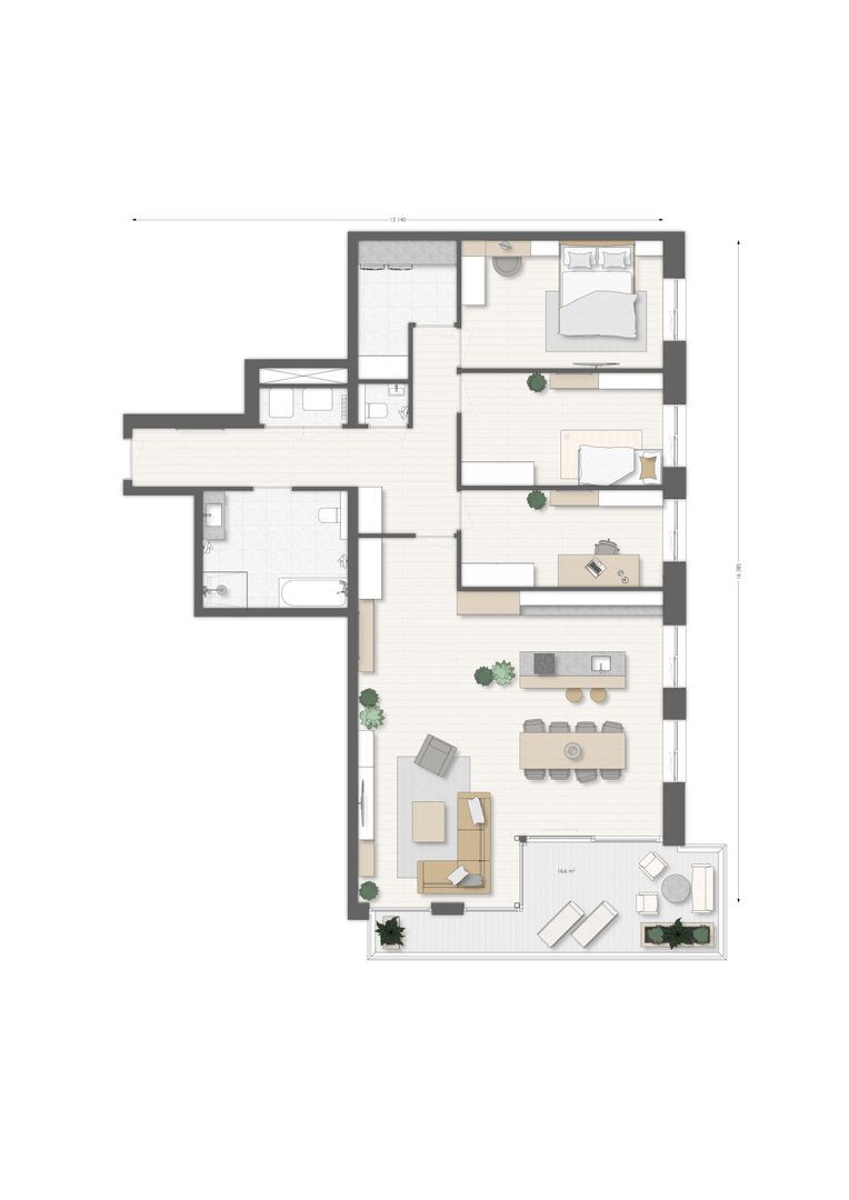 De Hoogheijd appartement Lucht 33, Middelharnis foto-5