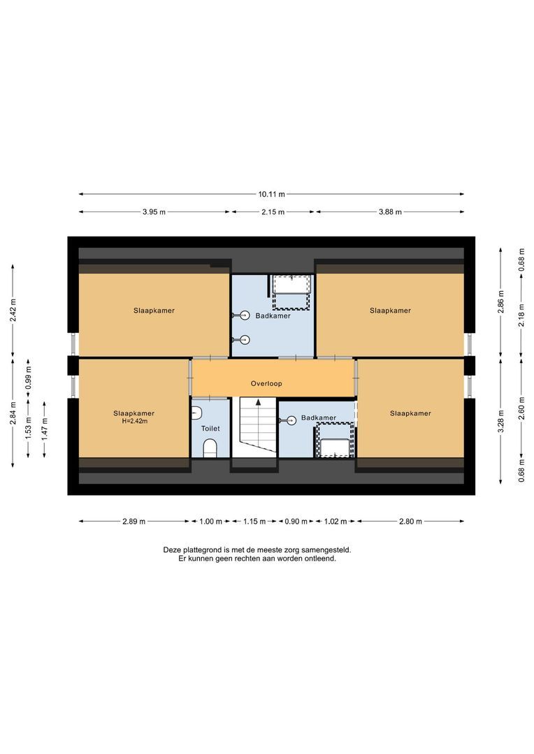 Ridderstee 131, Ouddorp plattegrond-1