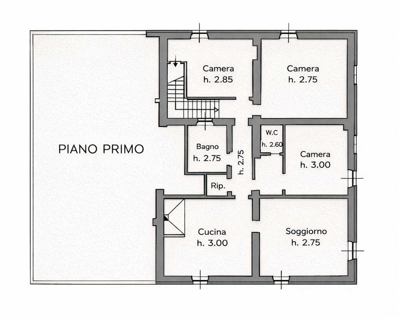 Loclità Marmoraia, 1 1, Casole d'Elsa plattegrond-1