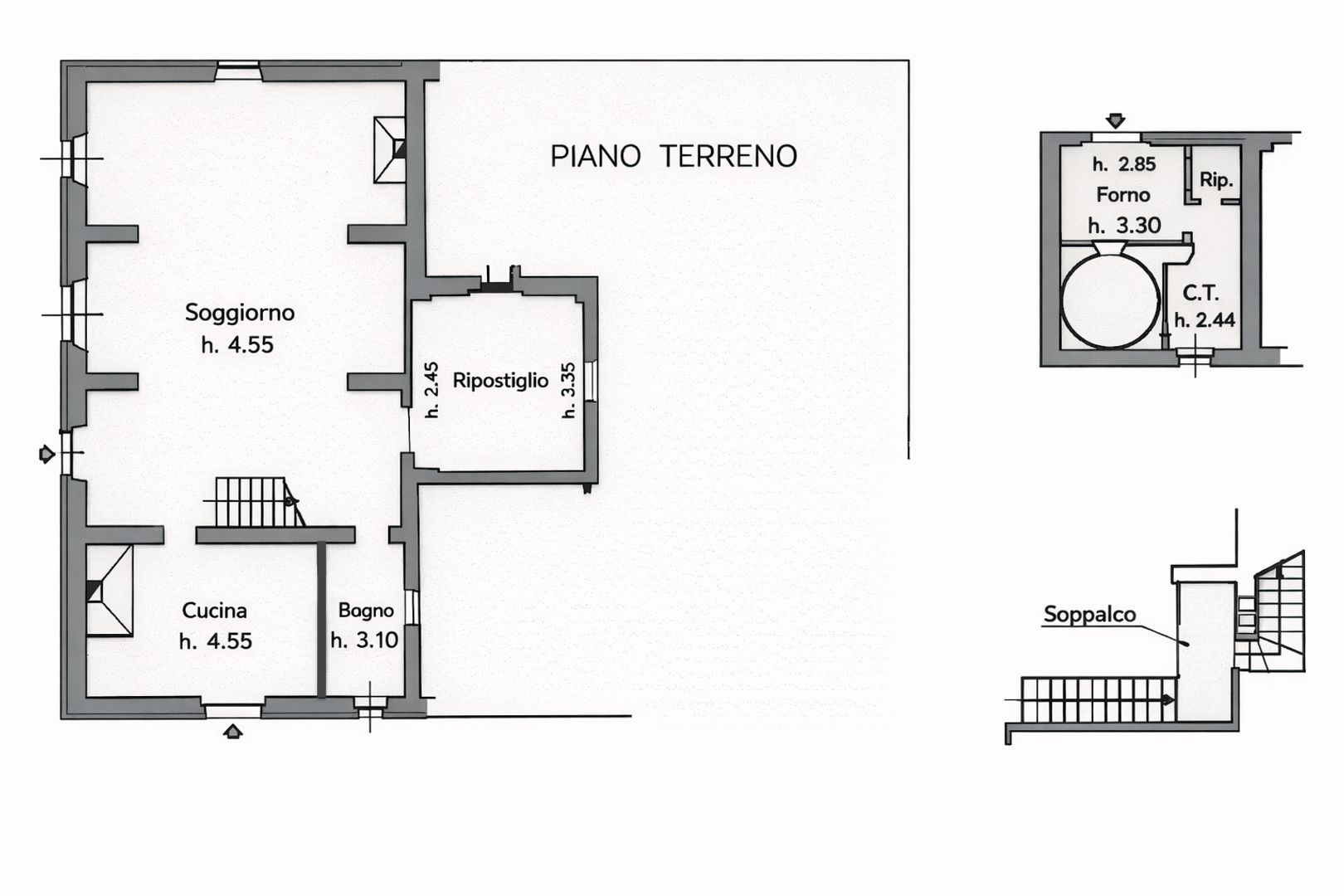 Loclità Marmoraia, 1 1, Casole d'Elsa plattegrond-2