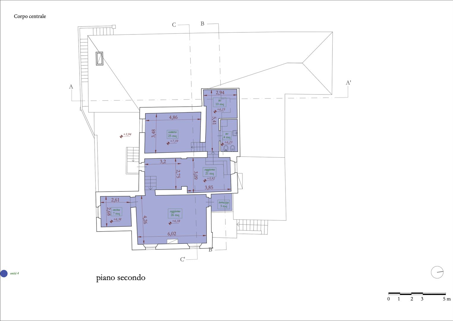 Archirivolto, Casole d'Elsa plattegrond-3