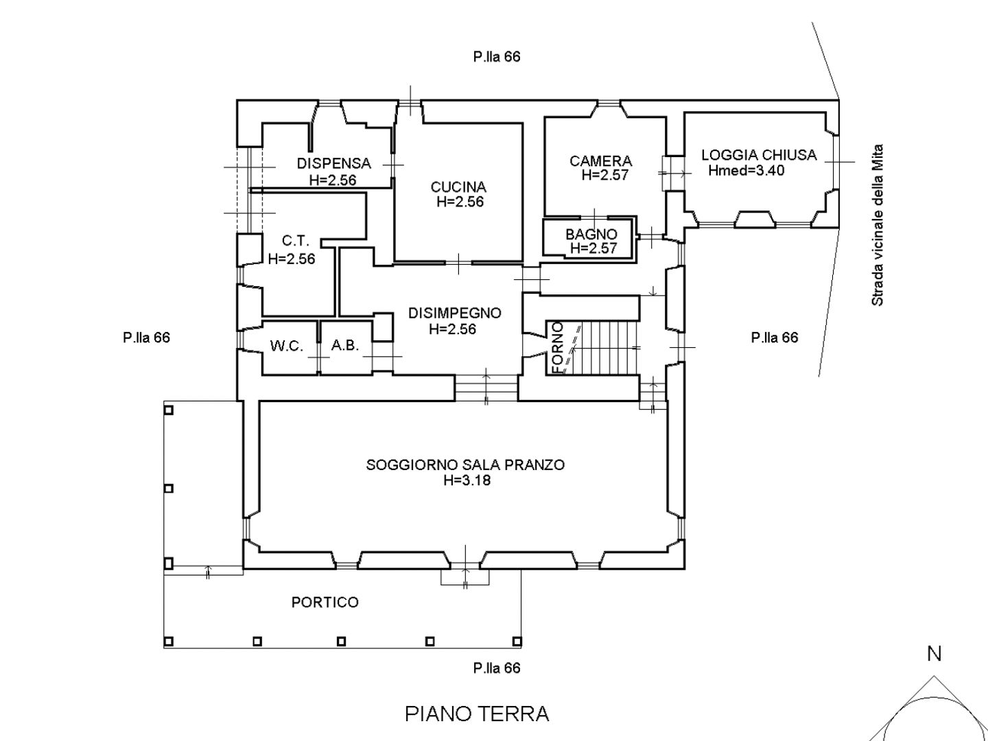 Podere la Mita, Civitella in Val di Chiana plattegrond-0