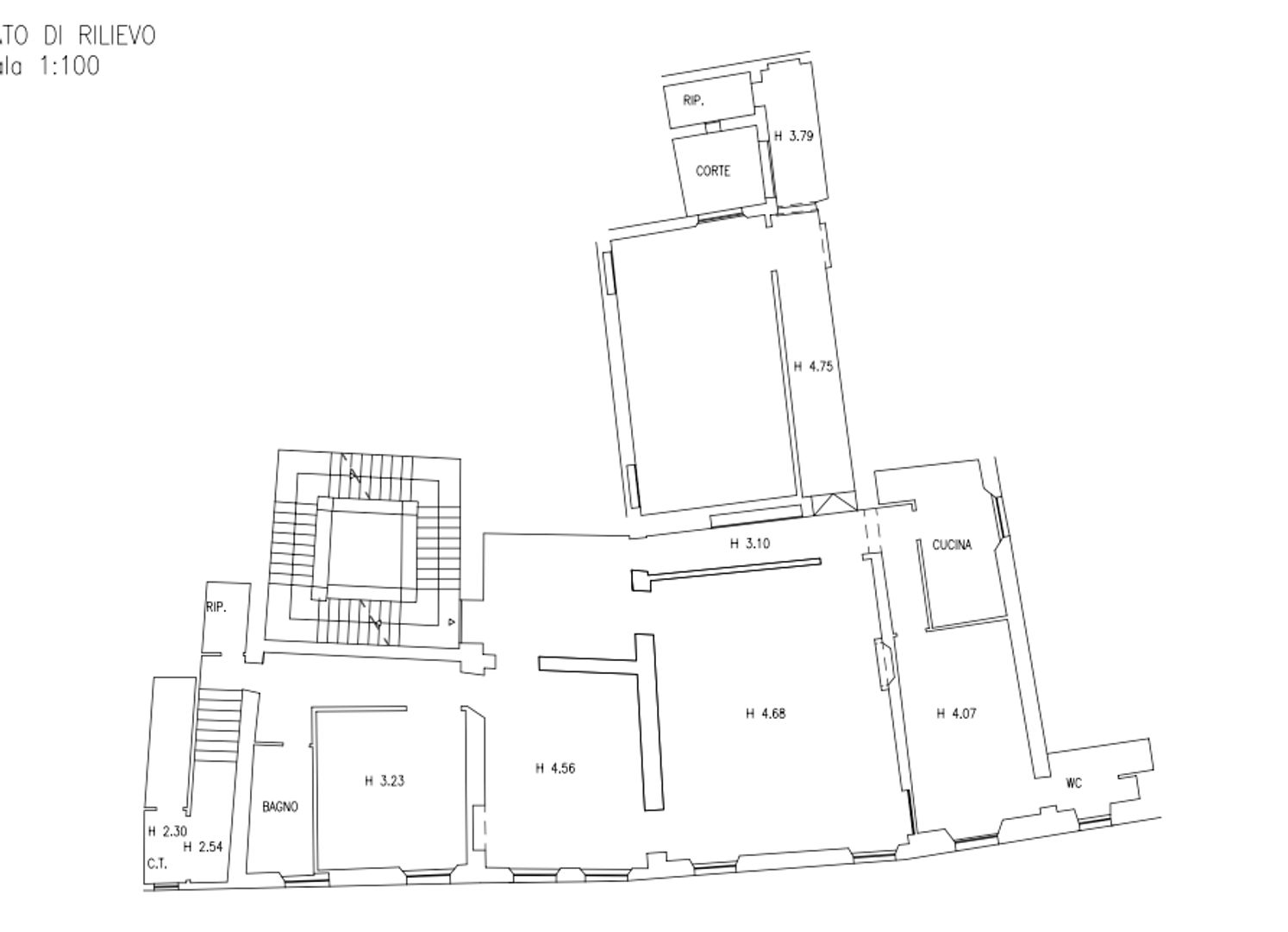 Via di Stalloreggi 28, Siena plattegrond-0