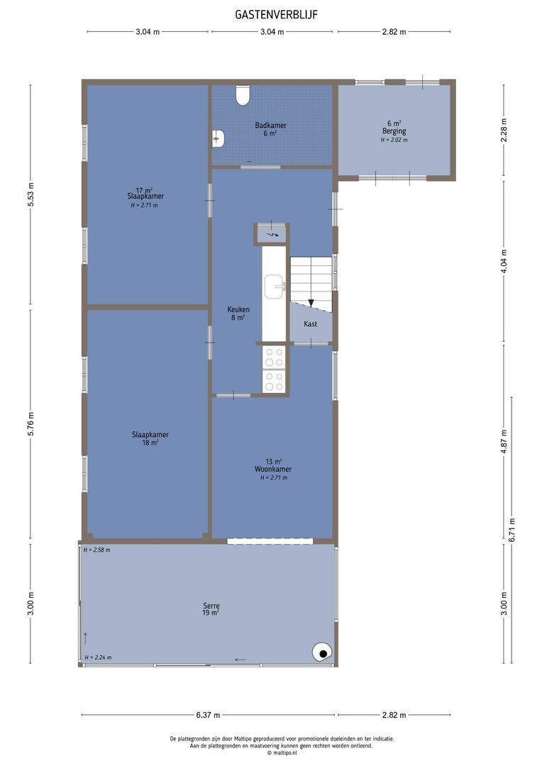 Broekseweg 64, Meerkerk plattegrond-3
