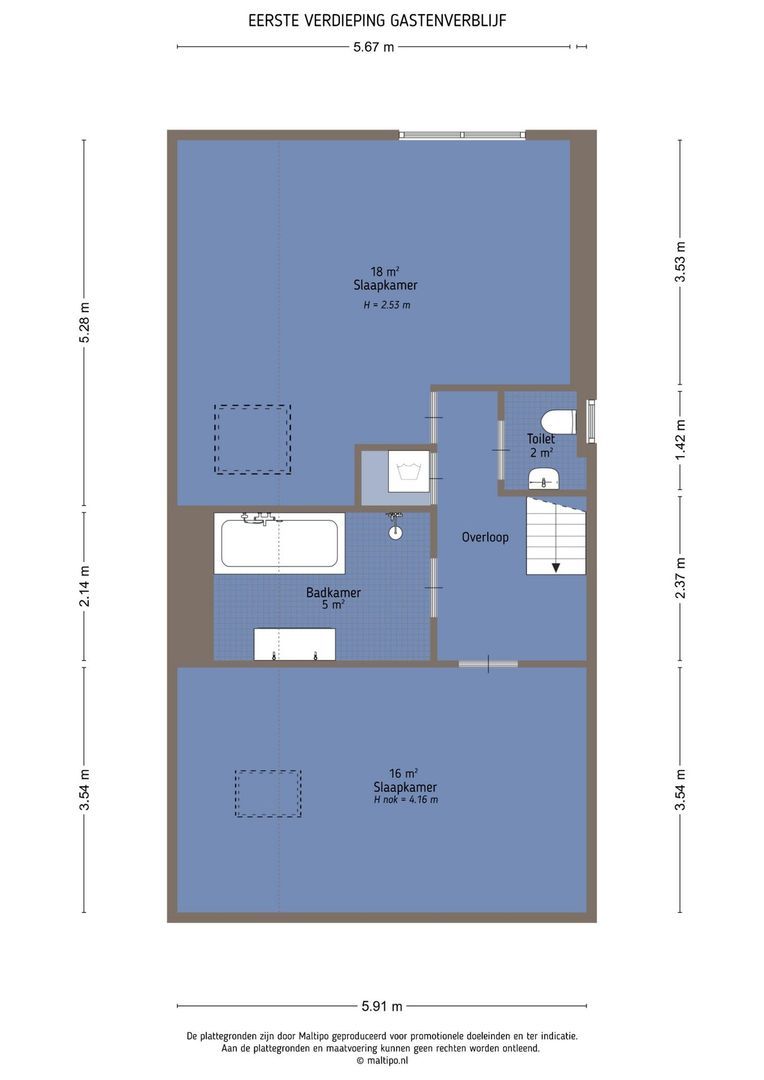 Broekseweg 64, Meerkerk plattegrond-4