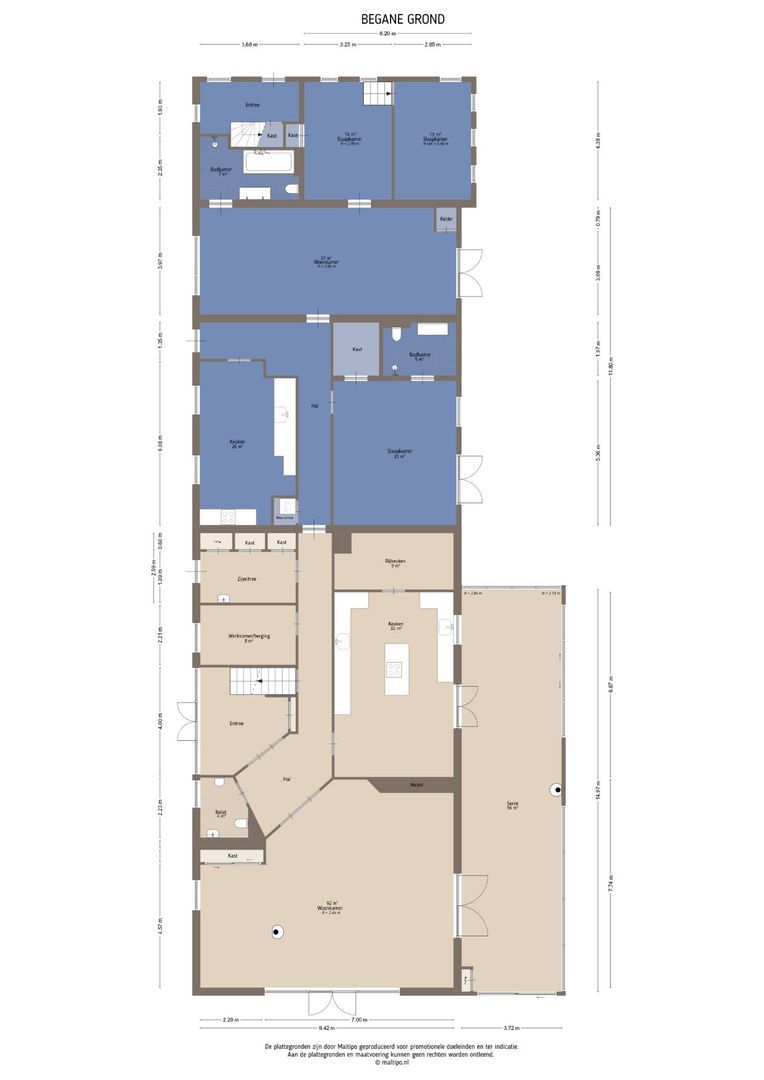 Broekseweg 64, Meerkerk plattegrond-0
