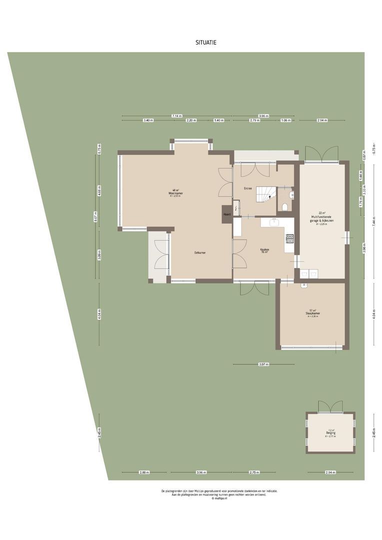 Cornelis Verheuvelstraat 4, Kedichem plattegrond-4